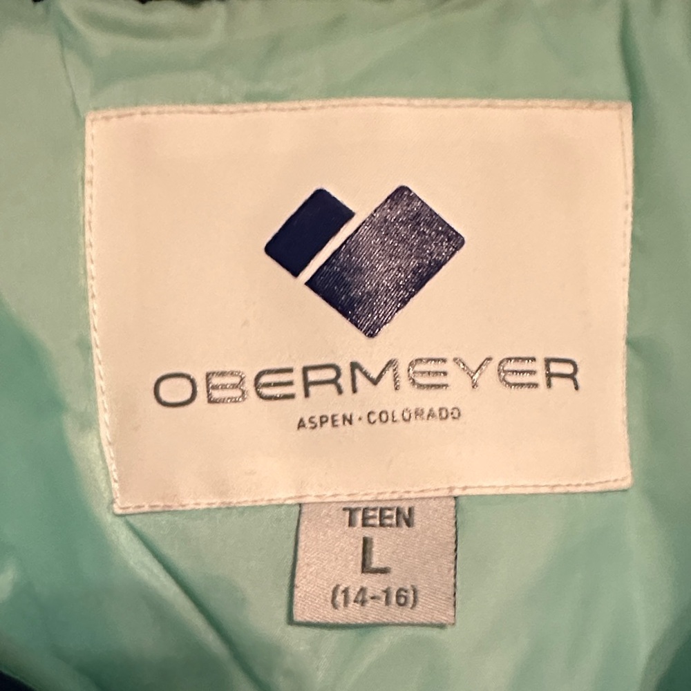 Obermeyer Light blue/dark blue Teen Jacket